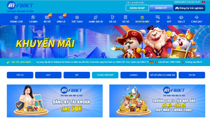 Khuyến mãi F8bet - Mở ra cơ hội nhận thưởng cực khủng