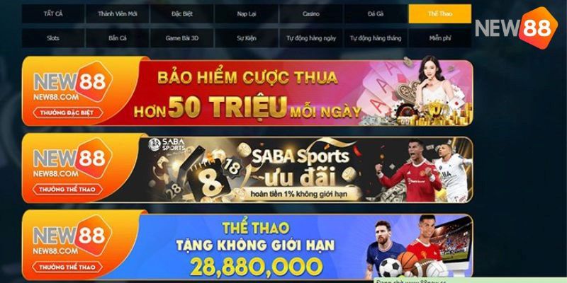 Khuyến mãi New88 - Cơ hội gia tăng trải nghiệm không giới hạn